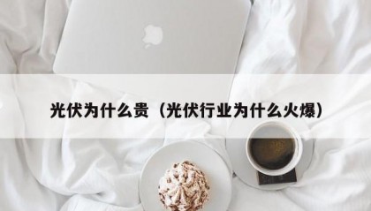 光伏为什么贵（光伏行业为什么火爆）